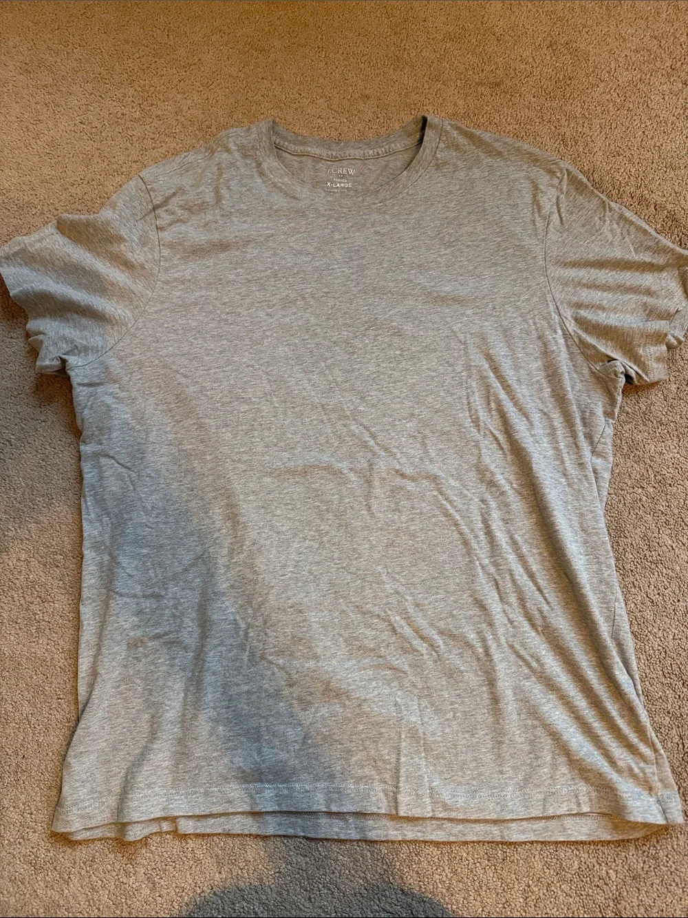 J. Crew Men's Crew Neck T-Shirt - Heather Gray